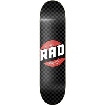Plateau de skate RAD Checker Noir/Gris 7.75