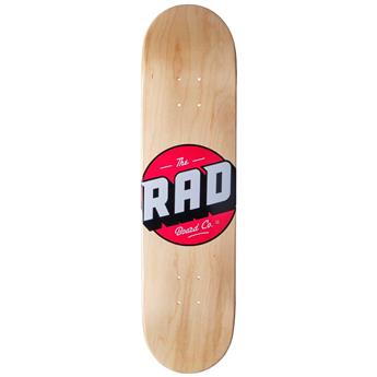 Plateau de skate RAD Solid Logo Wood 7.75