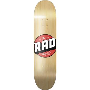 Plateau de skate RAD Solid Logo Natural Maple 7.75