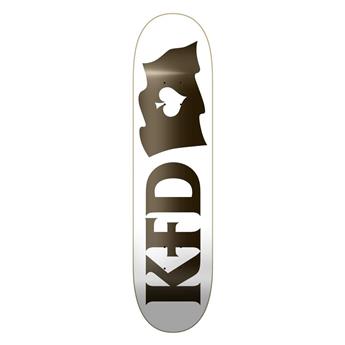 Plateau de skate KFD Flagship Blanc 8.25