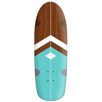 Plateau de skate cruiser HYDROPONIC Rounded 3.0 Turquoise 30