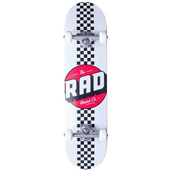 Skate RAD Checker Stripe Blanc 7.75