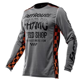 Maillot moto FASTHOUSE Grindhouse Brute Gray/Black