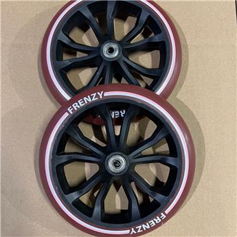 Roue trottinette FRENZY Wheels 200mm Black/Red