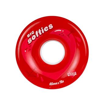 Roues roller CHAYA Big Softie`s Clear Red