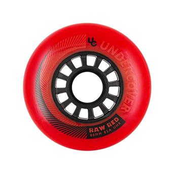 Roues roller UNDERCOVER Raw 80/85A Red (pack de 4)