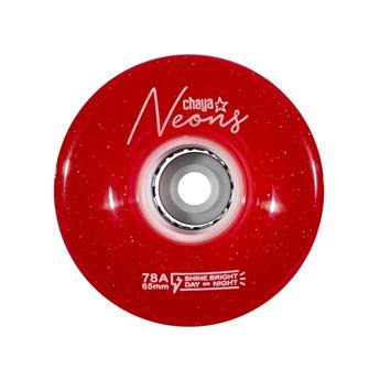 Roues roller CHAYA Neon LED Red