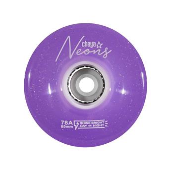 Roues roller CHAYA Neon LED Purple