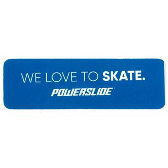 Sticker POWERSLIDE We Love To Skate
