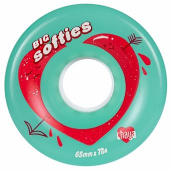 Roues roller CHAYA Big Softie`s Clear Teal