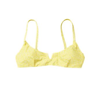 Bikini top MYSTIC Mesmerizing Pastel Yellow