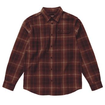 Chemise MYSTIC The Check Shirt Red