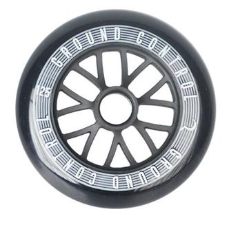 Roue roller GC Wheels 3-pack 125mm 85A Noir