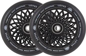 Roues Trottinette ROOT INDUSTRIES Lotus Wide 2-Pack Noir 110mm