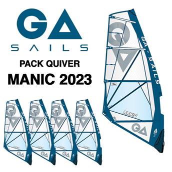 Pack Quiver voile windsurf GA SAILS Manic 2023