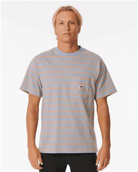 Teeshirt RIPCURL Quality Surf Products Stripe T Tradewinds M