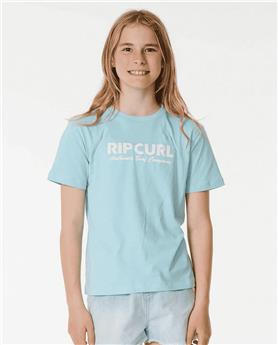 Teeshirt junior RIPCURL Surf Spray Standard Tee -Girl Light Blue