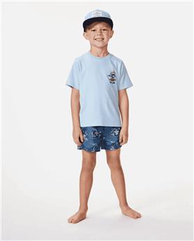 Teeshirt junior RIPCURL Icons Of Shred Tee -Boy Cool Blue