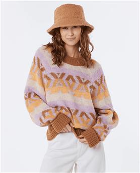 Pull femme RIPCURL Zenica Sweater Multicolor