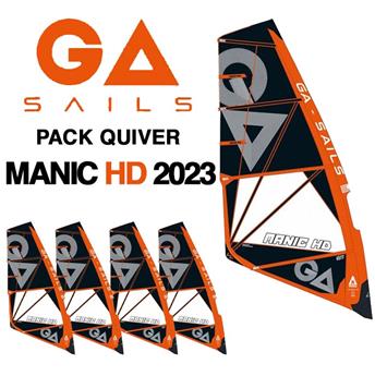 Pack Quiver voile windsurf GA SAILS Manic HD 2023