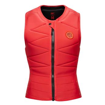 Gilet impact femme MYSTIC Ruby Fzip Sunset Red