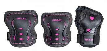 Set de protection BULLET Blast V2 Junior Black/Pink