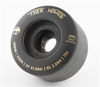 Roues skate ARBOR Vice Tyler Howell 75a Black 69mm