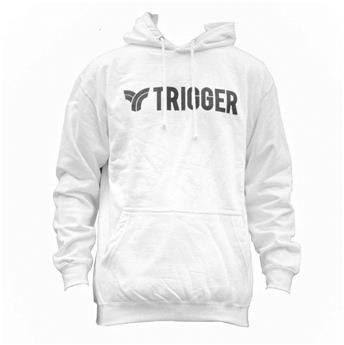 Sweatshirt TRIGGER College capuche Blanc
