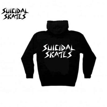 sweatshirt DOGTOWN x SUICIDAL zip cross logo black
