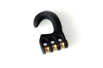 Poulie pulley hook aluminium 3 rollers - 12mm - UNIFIBER  Neuf - Taille 12 mm