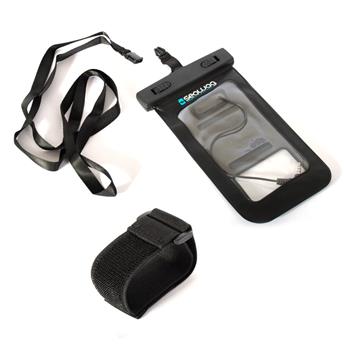 Pochette étanche pour smartphone avec brassard + sortie écouteurs étanche SEAWAG couleur Noir
