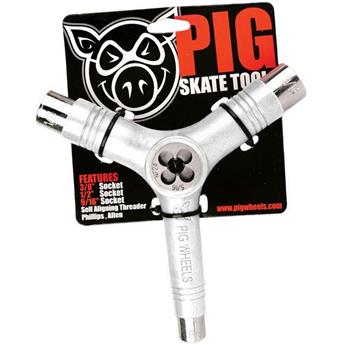 Outil montage Skateboard PIG Tool  Clef De Montage  White