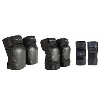 Set de protection PRO-TEC Street Gear Junior 3 Pack Black