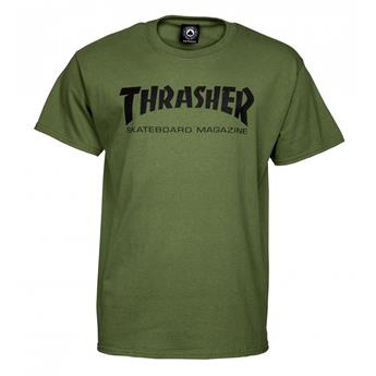 T-shirt THRASHER Skate Mag Army Green