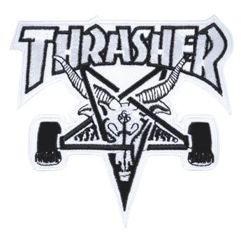 Promotion THRASHER patch logo skate goat black white