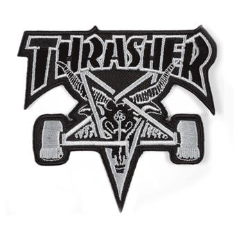 Promotion THRASHER patch logo skate goat black grey
