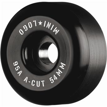Roues skate MINI LOGO (jeu de 4) 54mm a-cut 95a hybrid black