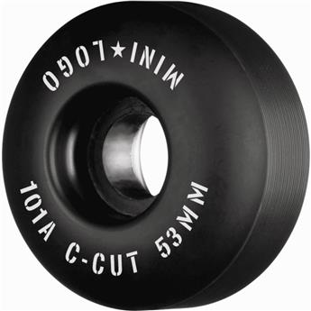 Roues skate MINI LOGO (jeu de 4) 53mm c-cut ii 101a black