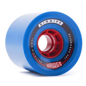Roues skate HAWGS WHEELS (jeu de 4) 73mm bigger biggie 78a blue