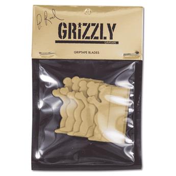 Promotion GRIZZLY GRIPTAPE plastic blade p-rod gold (pack de 5)