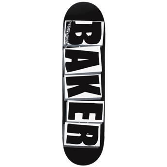 Plateau skate BAKER brand logo blk wht 8.475 x 31.875