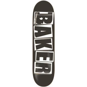 Plateau skate BAKER brand logo blk wht 8.25 x 31.75