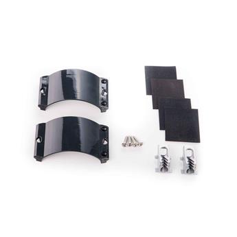 Kit palan UNIFIBER 2x Clamcleat CL244/S7 Graphite Grey Strap, 4x Screws,4x Rub.
