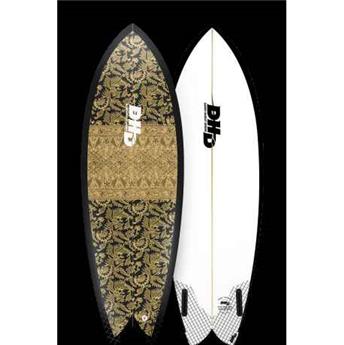 Surf shortboard DHD summer series mini twin futures blue eye
