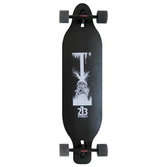 Skate longboard 213 alu drop through 36´´x9´´ Noir