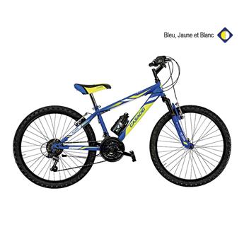 Vélo CASADEI mtb 24 stark 18v h34 bleu jaune