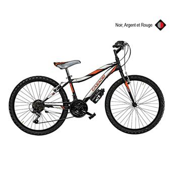 Vélo CASADEI mtb 24 vortex 18v h50 noir argent rouge