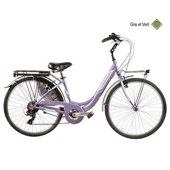 Vélo CASADEI venere 26x1.75 alu 7v h40 gris vert