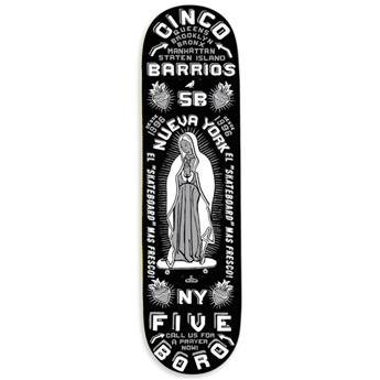 Deck skate 5BORO DECK CINCO BARRIOS BLACK 8.25 X 32