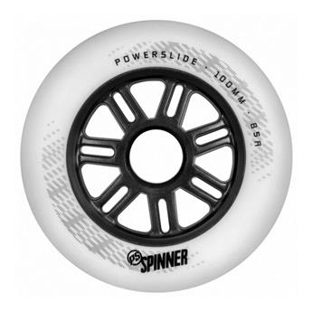 Roue roller en ligne POWERSLIDE Spinner 100mm/88a, matte white, Pcs.